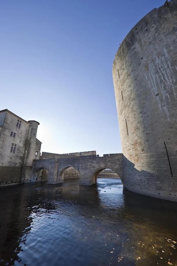 La Villa Mazarin Aigues-Mortes Luaran gambar The bridge of the Château de Carcassonne