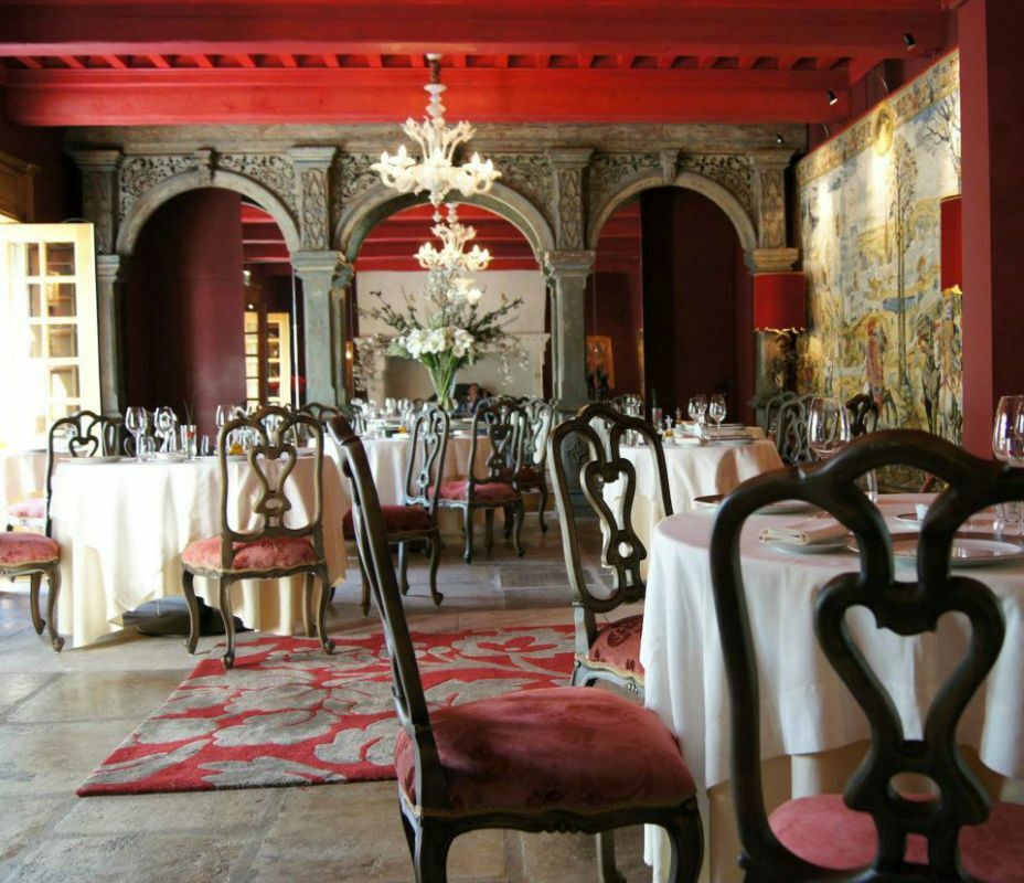 La Villa Mazarin Aigues-Mortes Luaran gambar Interior of the restaurant